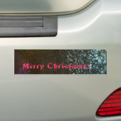 Merry Kerstversient Bumpersticker (Op auto)