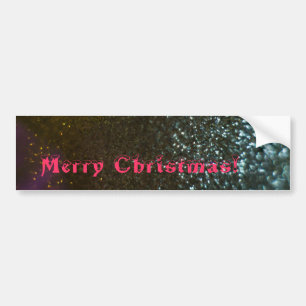 Merry Kerstversient Bumpersticker
