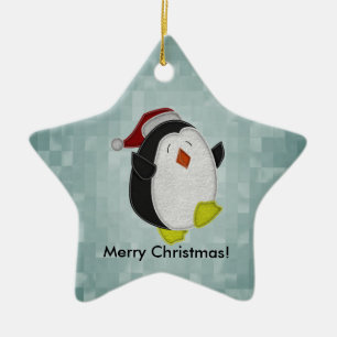 Merry Kerstversient Keramisch Ornament