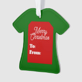 Merry Kerstversient Ornament (voorkant)