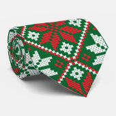 Merry Kerstversient Stropdas (Opgerold)