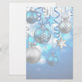Merry Kerstversients Briefpapier (Voorkant / Achterkant)