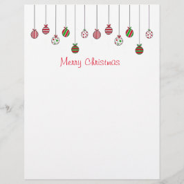 Merry Kerstversients Script Letterhead Briefhoofd