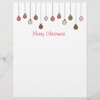 Merry Kerstversients Script Letterhead Briefhoofd