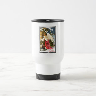 Merry kerstviage-kerstengel-design reisbeker
