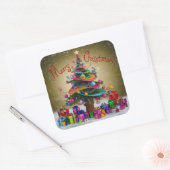 Merry kerstviare Sticker (Envelop)