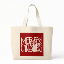 Merry KerstWhite Bag