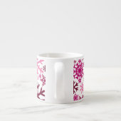Merry KerstWinter Snowflake Pattern Espresso Kop (Achterkant)