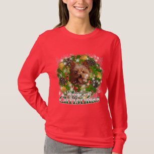 Merry KerstYorkie T-shirt