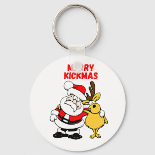 Merry Kickmas Sleutelhanger