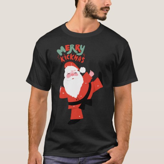 Merry Kickmas T-shirt (Voorkant)
