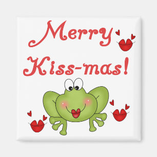 Merry Kiss-Mas Tshirts en Gifts Magneet