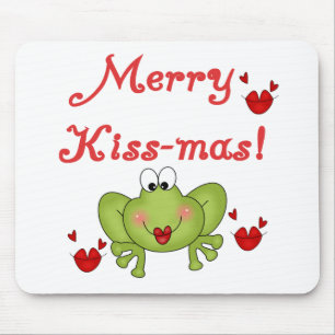 Merry Kiss-Mas Tshirts en Gifts Muismat