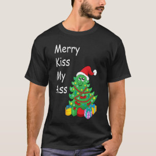 Merry Kiss-My-Ass T-Shirt Scoop Équipé