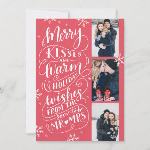 Merry Kisses Warm bewaart Datum 3 Rood Save The Date