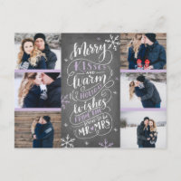 Merry Kisses Warm Wishes Save Date 6- Foto