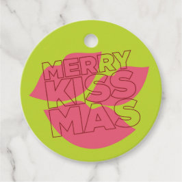 Merry Kissmas Gift Label