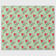 Merry Kissmyass Funny Christmas Wrapping Paper