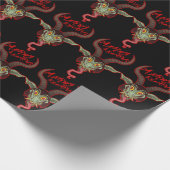 Merry Krampus Cadeaupapier (Hoek)