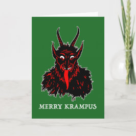 MERRY KRAMPUS FEESTDAGEN KAART