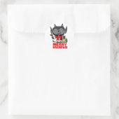 MERRY KRAMPUS RONDE STICKER (Tas)