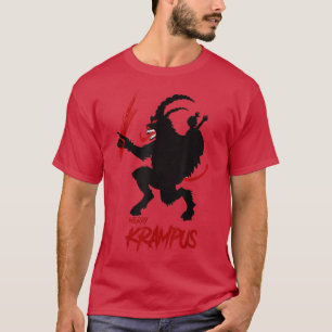 Merry Krampus Scary Blood T-shirt