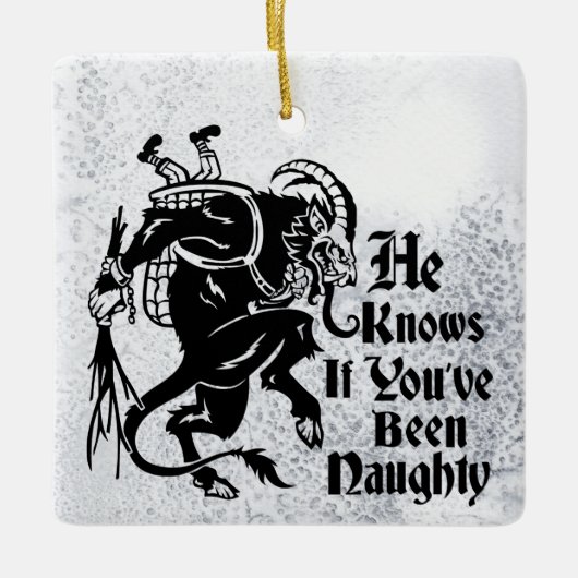 Merry Krampus Tree Ornament (Voorkant)