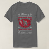 Merry Krampus, Ugly Christmas Sweater, Merry Chris T-shirt (Design voorkant)