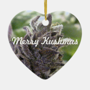 Merry Kushmas Keramisch Ornament