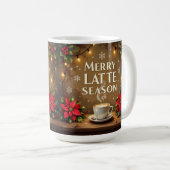 Merry latte season koffiemok (Voorkant rechts)