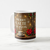 Merry latte season koffiemok (Voorkant links)