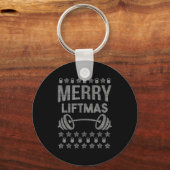 Merry Liftmas Shirt _ Funny Christmas Shirts Sleutelhanger (Voorkant)