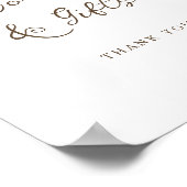 Merry Little Baby shower Boeken Cadeaus Poster (Hoek)