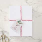 Merry Little Baby shower Cadeaulabel (Met Touw)