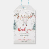 Merry Little Baby shower Cadeaulabel (Voorkant)