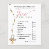 Merry Little Baby shower Guess het prijsspel Flyer (Voorkant)