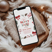 Merry Little Baby Shower Invitation