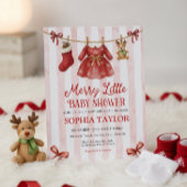 Merry Little Baby Shower Invitation