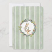 Merry Little Baby shower Invitation de vacances (Dos)