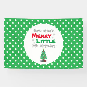 Merry Little Birthday Spandoek