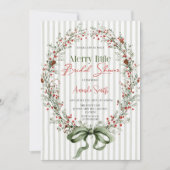  Merry little botanical Bridal shower Invitation (Devant)