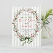  Merry little botanical Bridal shower Invitation (Debout devant)