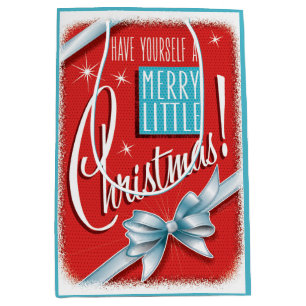 Merry Little Christmas Gift Bag - Medium tas Cadeauzakje