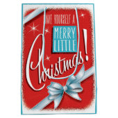 Merry Little Christmas Gift Bag - Medium tas Medium Cadeauzakje (Achterkant)