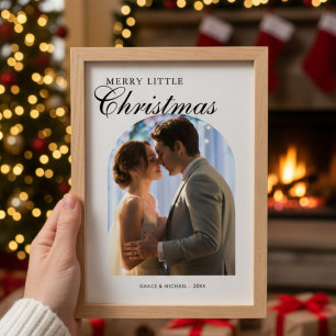 Merry Little Christmas Romantische paar Kaart