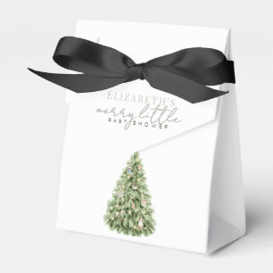 Merry Little Christmas Tree Baby shower Bedankdoosjes