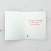 Merry Little Christmas Tree Card Kaart (Binnen)
