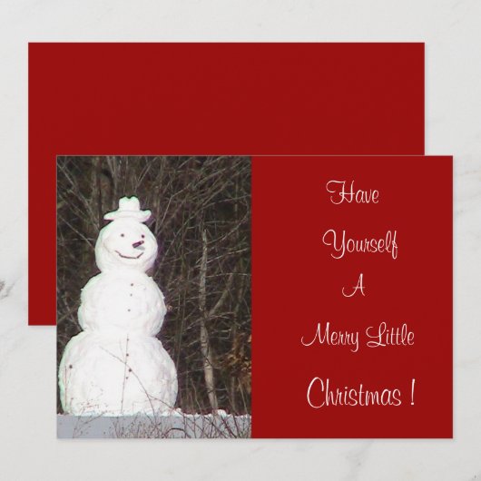 Merry Little Invitation (Devant / Derrière)