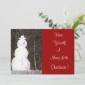 Merry Little Invitation Kaart (Staand voorkant)