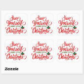Merry Little Kerst stickers (Vel)